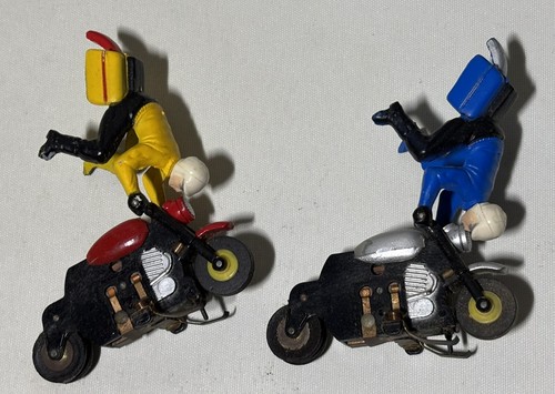 Aurora Red/yellow & Blue Thunderbike Thunderjet 500 Slot Car Manual Untested - 第 9/18 張圖片