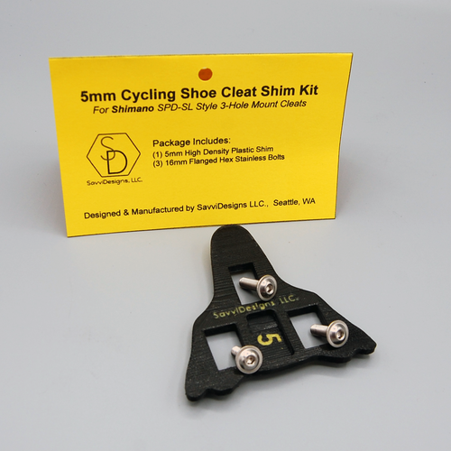 SHIMANO SPDSL 5mm Cleat Spacer Cycling Shoe Shim WITH BOLTS eBay