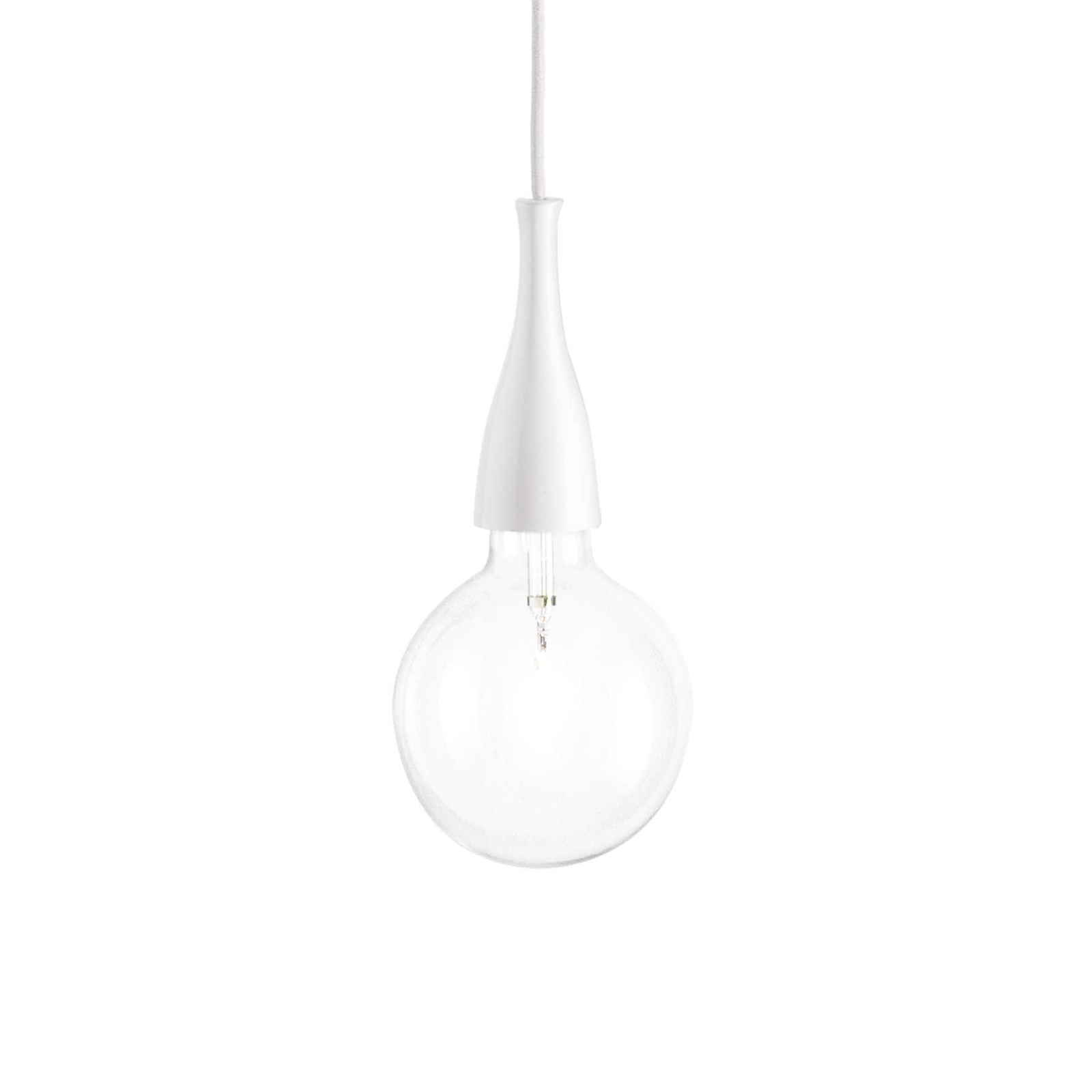 Minimal SP1 Bianco Lampada Sospensione E27 Minimalista Chic Ideal Lux
