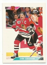 DIRK GRAHAM 1992-93 BOWMAN CARD NM-MT+ CONDITION
