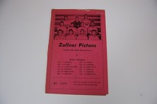 1943 Oshkosh - Fort Wayne Pistons NBL Pro Basketball Program + Ticket