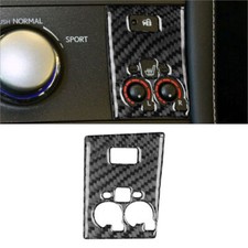 Cubierta de control de asiento térmico de fibra de carbono para Lexus CT200h 2011-2017 tipo B