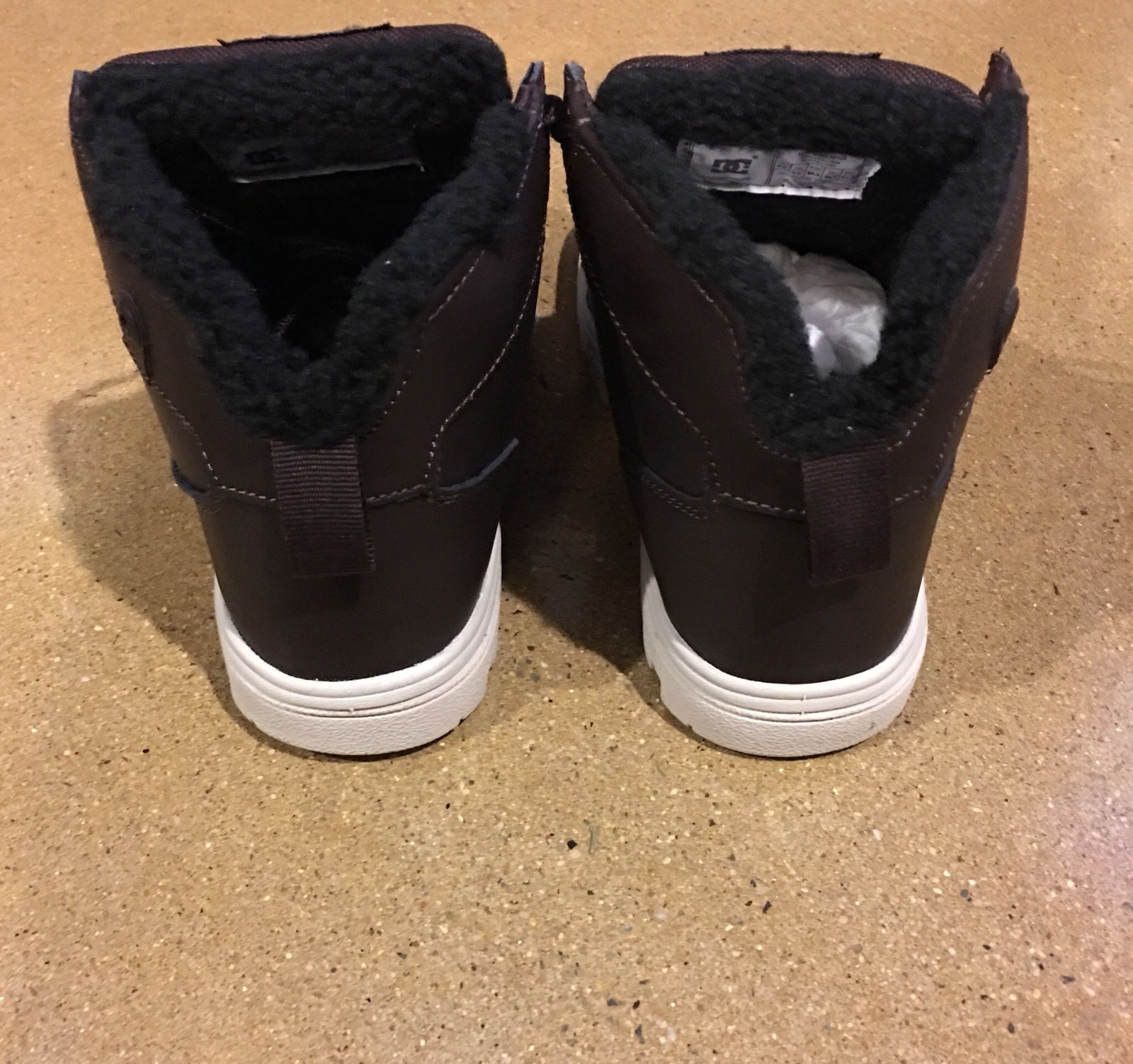 Stivali Uomo DC Woodland Grigi - Taglia 6.5 US - Pelle E Gomma