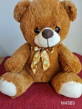 Plush 13" inc Brown Teddy Bear