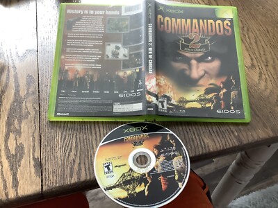 Commandos 2: Men of Courage Used Xbox 2002 Shooter Fun Free USA Ship No Manual