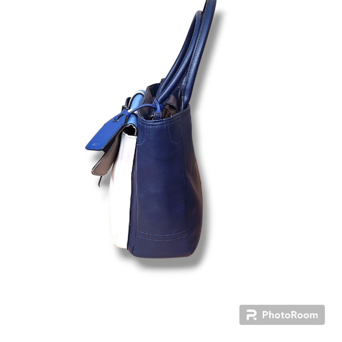 REED KRAKOFF BOXER BLUE WHITE NAVY COLORBLOCK REEDxKOHL'S LARGE