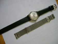 VINTAGE WIND UP MEDCO + FORSTMER  KOMFIT NASA MESH  BAND .CASE SIZE 30MM