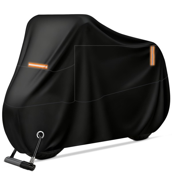 Motorrad Abdeckplane Outdoor, Roller 245X105X125 Cm, Schwarz-image