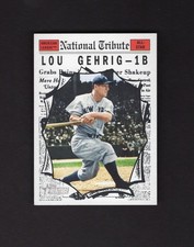 2011 Topps Style Card Lou Gehrig