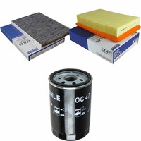 Mahle / Knecht Innenraumfilter LAK 31 Luftfilter LX 417 ÖLfilter OC 47