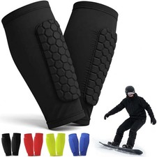 Soccer Shin Guards Shin Pads Calf Protective Compression Sleeve Ski Shin Guards