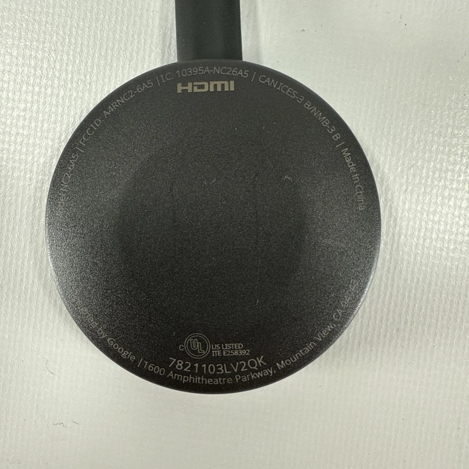 Google Chromecast 2nd Generation 1080p Media Streamer NC2-6A5 - USED - Image 4 of 4