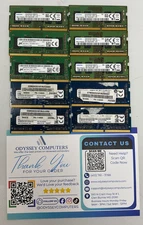 Lot 10 MIXED BRANDS 4GB PC4-2666V PC4-21300 DDR4-2666 Laptop Ram Memory - 40GB