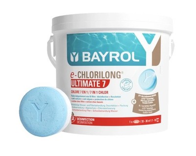 BAYROL e-Chlorilong ULTIMATE 7 300 g 7 Funktionen 4,8 kg Chlortabletten  Chlor