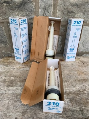 4 Pack Mansfield Toilet Flush Valve #210- 11.5'' Water Saver Anti Corrosion Rust