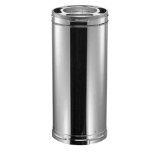DuraVent DuraPlus Stainless Steel Triple Wall Stove Pipe, 24 x 6 Inch (Open Box)