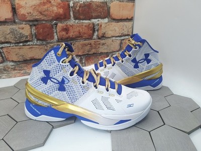 Under Armour Curry 2 Basketball Sneakers More Rings Golden State Men Sz 8.5
