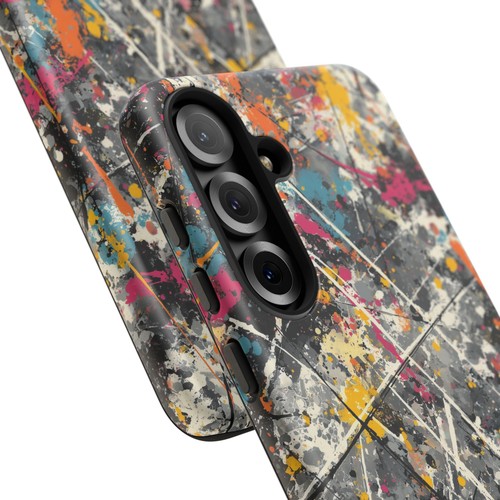 Phone Ink Case for iPhone / Galaxy / Pixel – Urban Color Abstract Splatter Paint - Picture 183 of 257