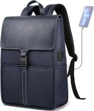 HEROIC KNIGHT 15.6" Slim Laptop Backpack USB Anti-Theft Water-Resistant Rucksack