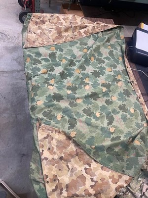 US Marine Corps Korean War Reversible Camouflage Shelter