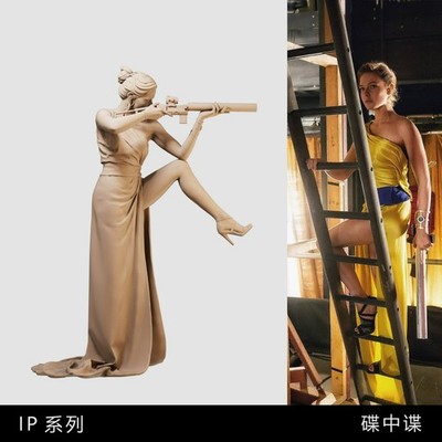 1:35 1:43 1:64 Ilsa Dress Killer Miniature Figure Model For Cars Vehicles