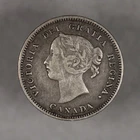 1887 Canada 5 Cents Silver — photo from another recent sale