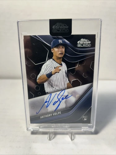 2023 Topps Chrome Black - Autographs Anthony Volpe #CBA-AV (AU, RC)