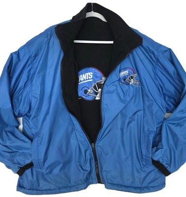 Vintage New York Giants Jacket Mens XL Blue NFL Football Full Zip Pro Layer 90s
