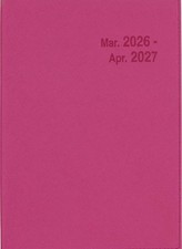Hakubunkan 2026 A5 Monthly SD-20 Index Planner, Pink