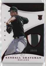 2015 Panini Immaculate Immaculate Swatches 39/99 Kendall Graveman #36 7xr