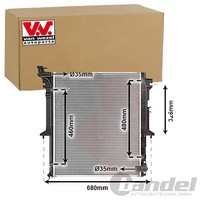 VAN Wezel KüHler, MotorküHlung 32002203