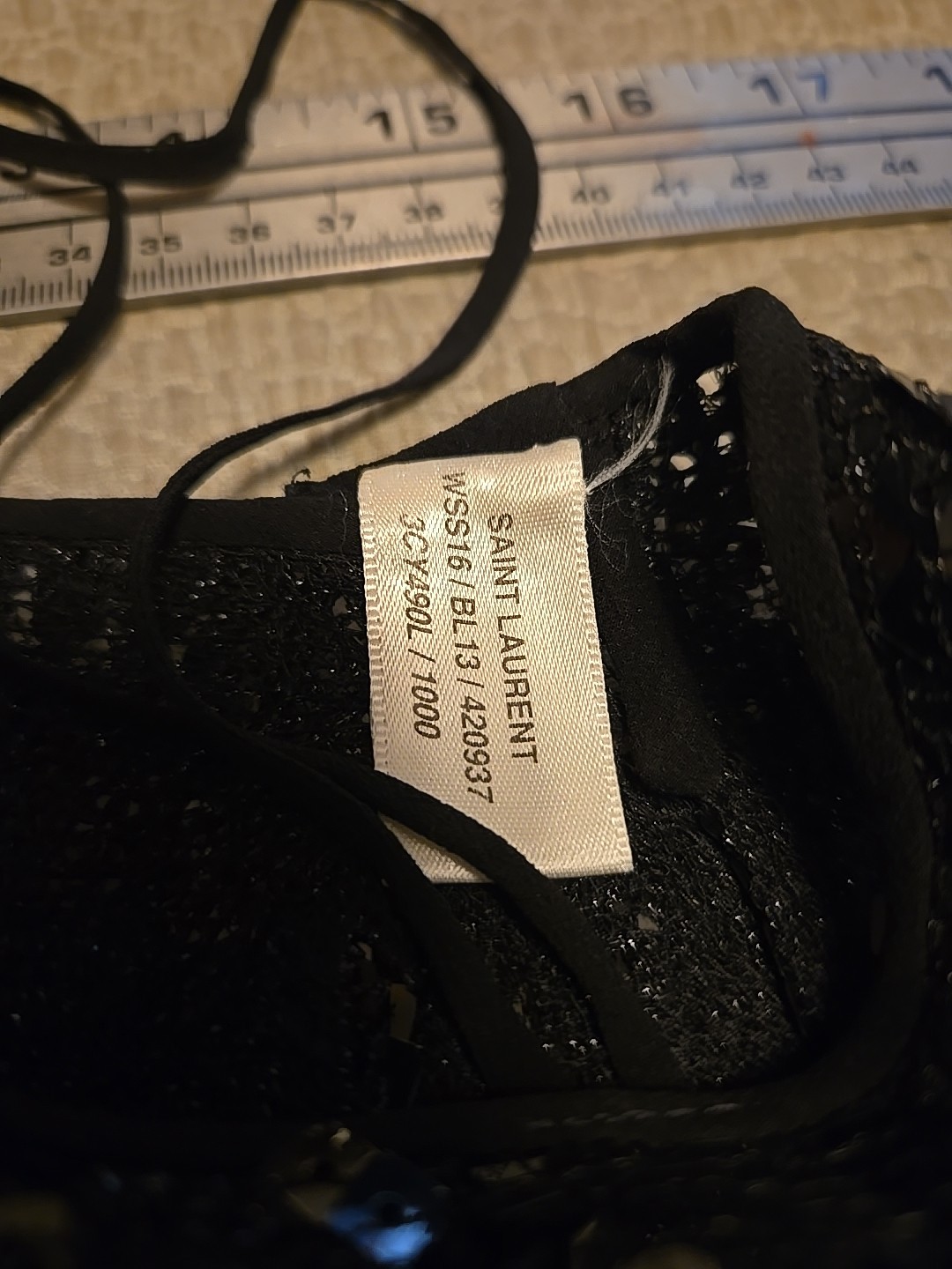 Top donna con paillettes Saint Laurent Of Paris