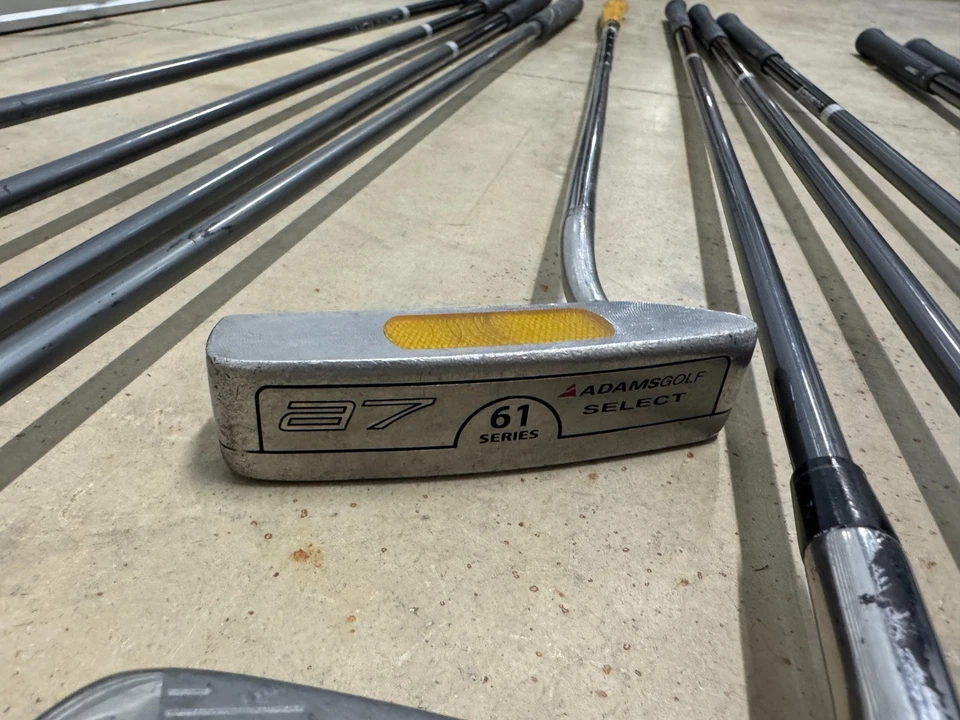 Juego de hierro híbrido Adams Golf Idea a30s 3-9, PW - R Flex grafito diestro y putter A7 Foto 4 de 4