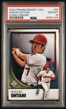 2023 Topps Transcendent - Icons Variation Chrome Shohei Ohtani #83 /25 PSA 10
