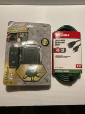 Outdoor Wireless Remote Control 3 Outlet 15AMP Hyper Tough 25’ Cord Westinghous