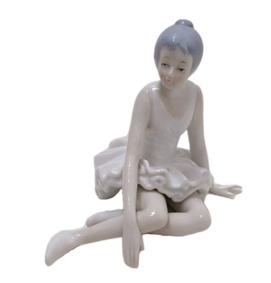 Lladro Ballerina Dying Swan Porcelain Figurine Ballet Dancer Vintage MCM