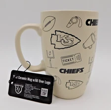  Kansas City Chiefs 20 oz Ceramic Coffee Mug NFL Licensed The Memory Company