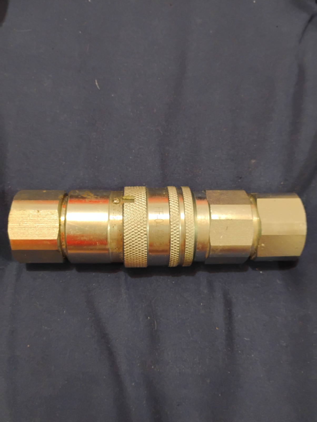 New Set G 1/2 Hydraulic Flat Face Skid Steer Quick Coupler Disconnects ISO16028