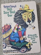 Vintage Richard Scarry's Best Story Book Ever 1968 Hardcover, 82 Stories