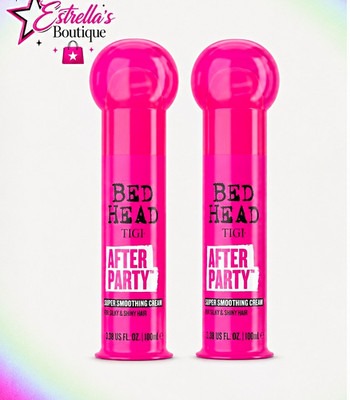 TIGI Bed Head After Party Smoothing Cream Anti-Frizz Shine 3.38 oz [2 Pack]