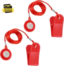 2PCS Treadmill Magnet Safety Key, Magnetic Safety Switch Universal Treadmill Rep