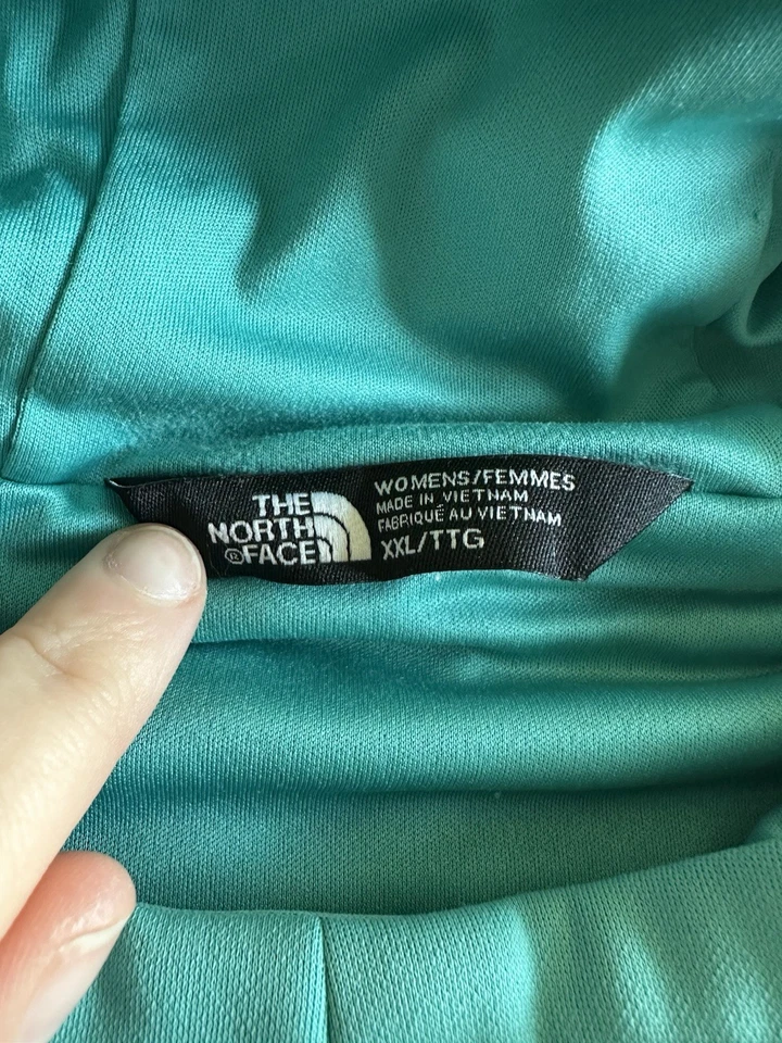 Sudadera con capucha acolchada The North Face para mujer talla XXL media cúpula con gráfico acuático Foto 4 de 4