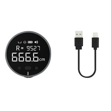 8 in 1 Electronic Tape Measure LCD Display Digital Ruler Type-C Rechargeable