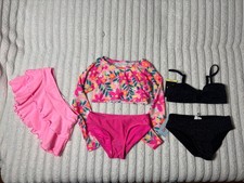 Art Class And Cat  Jack 2pcs Swimsuits Girls Size M 8 . Set Of 2 New