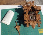 Vintage Cuendet Musical Black Forest Germany Cuckoo Clock  w/ dancers — photo 1