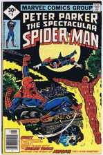 SPECTACULAR SPIDER-MAN # 6 US Comic 1977 MORBIUS
