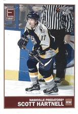 2003-04 Pacific Exhibit - Scott Hartnell #80 Nashville Predators