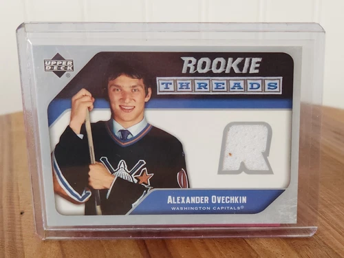 2005 Alexander Ovechkin Upper Deck Rookie Threads #RT-AO RC Player Worn