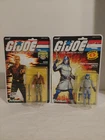 SUPER7 ReAction G.I. Joe 2 Figure Lot: Duke & Cobra Commander Artic*New*pls Read