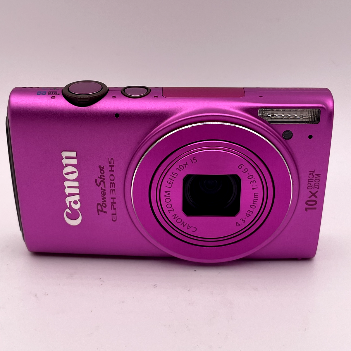 Canon PowerShot ELPH 330 HS 12.1MP Digital Camera – Pink – Lens